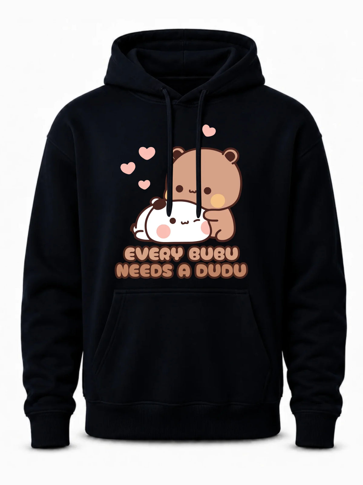 Bluza męska z kapturem dla par - Every Bubu needs a Dudu W33