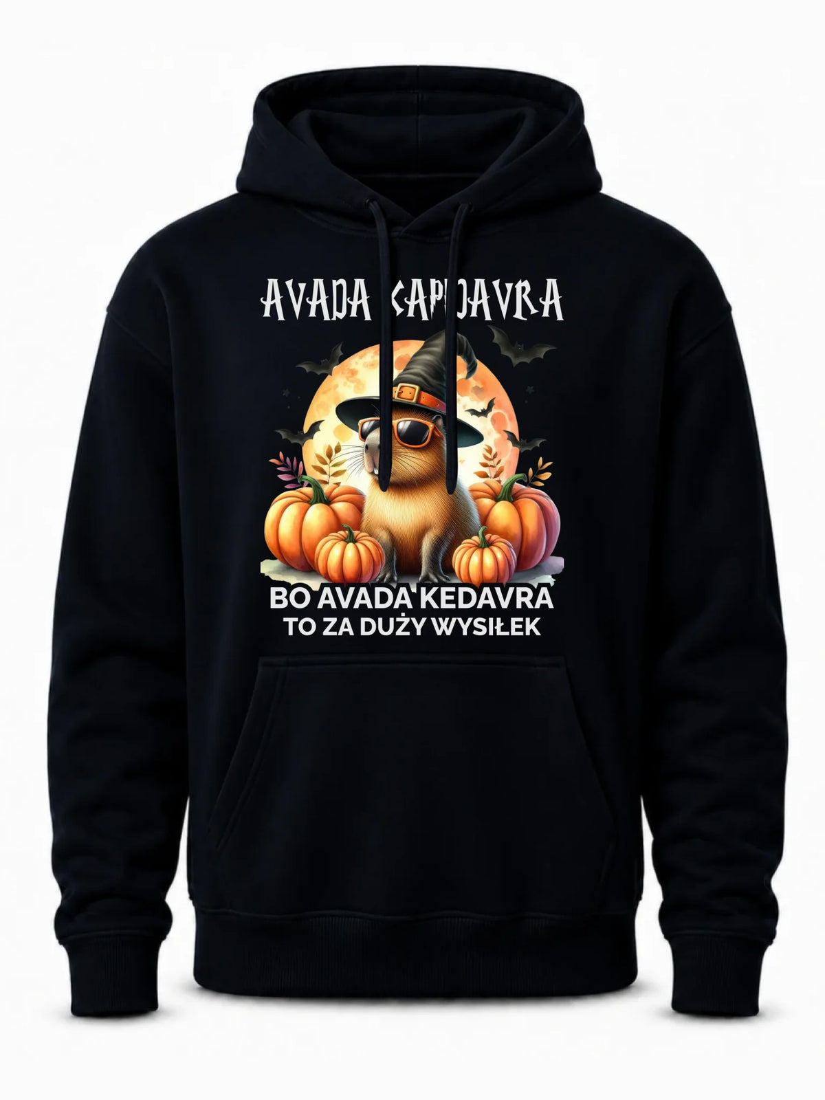 Bluza męska z kapturem halloweenowa - Kapibara - Avada Kapidavra HL21