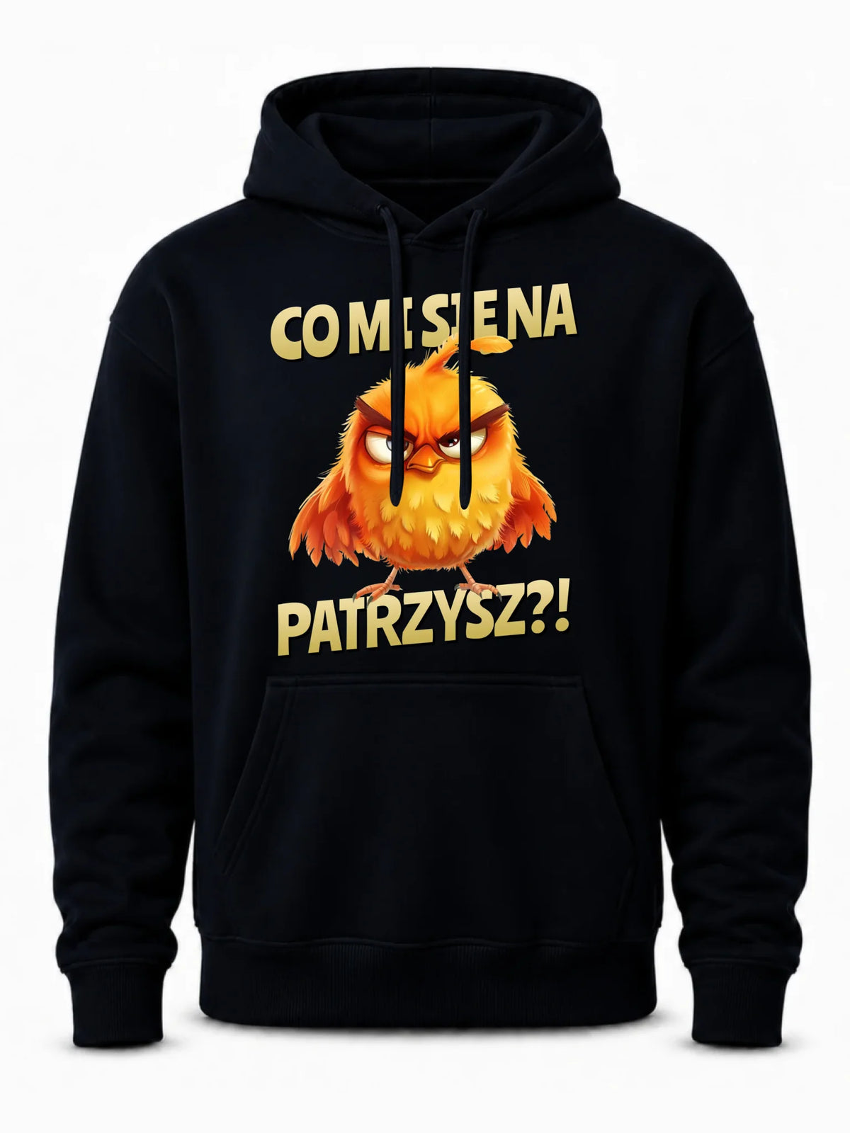 Bluza męska z kapturem - Prezent dla chłopaka kolegi - Co mi się na ptaka patrzysz DCH24