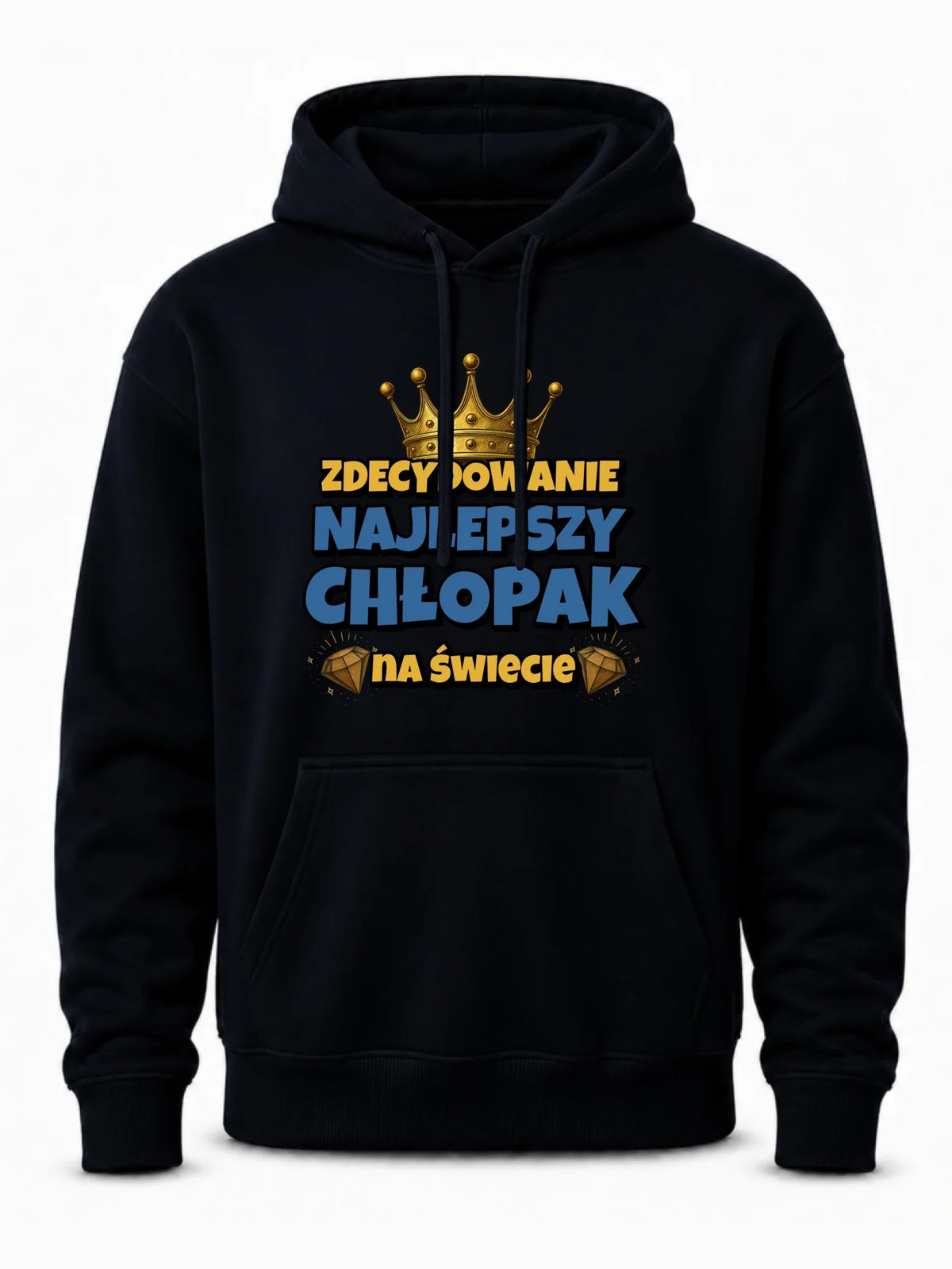Bluza męska z kapturem - Prezent na Dzień Chłopaka - Najlepszy chłopak DCH21