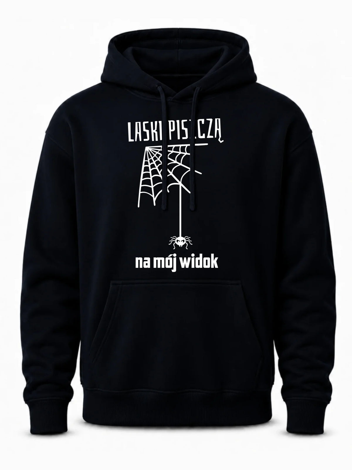 Bluza męska z kapturem - prezent dla chłopaka - Laski piszczą na mój widok DCH13