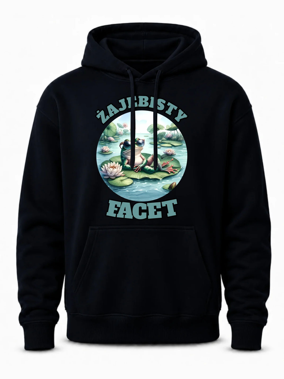 Bluza męska z kapturem - Żajebisty facet DCH08