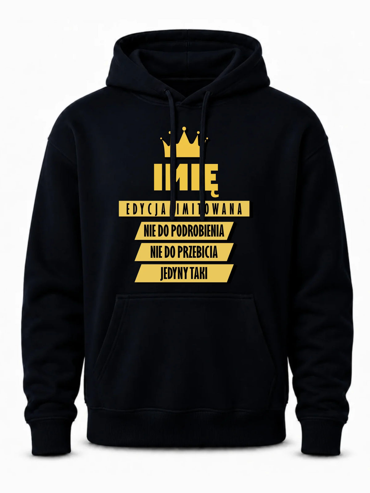 Bluza męska z kapturem - Edycja Limitowana prezent dla niego - personalizowana DCH03
