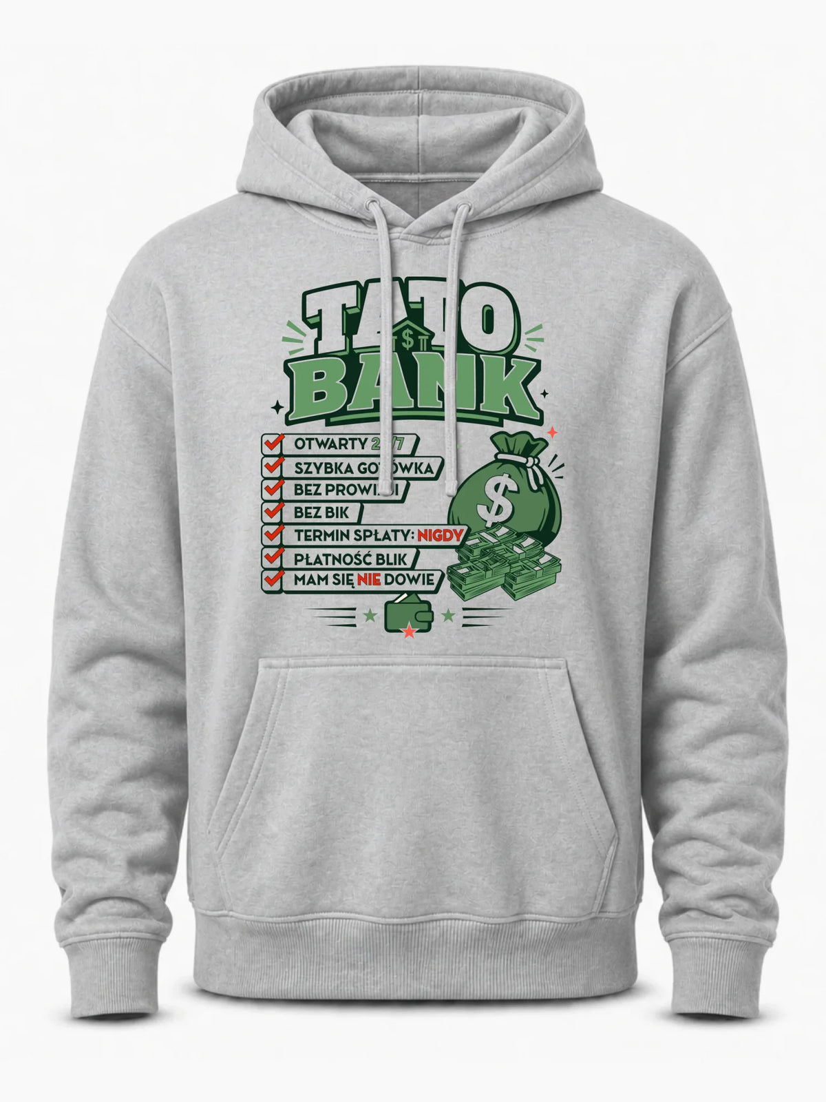 Bluza z kapturem dla taty - Tato Bank DT41