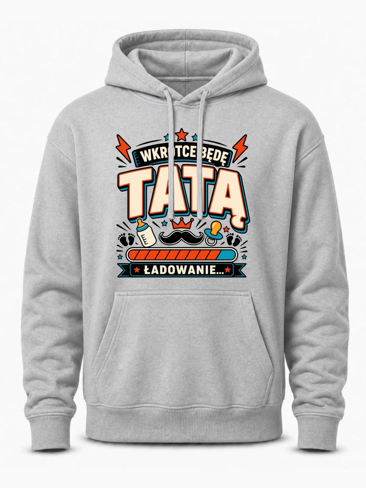 Bluza z kapturem dla przyszłego taty - Wkrótce będę tatą DT23