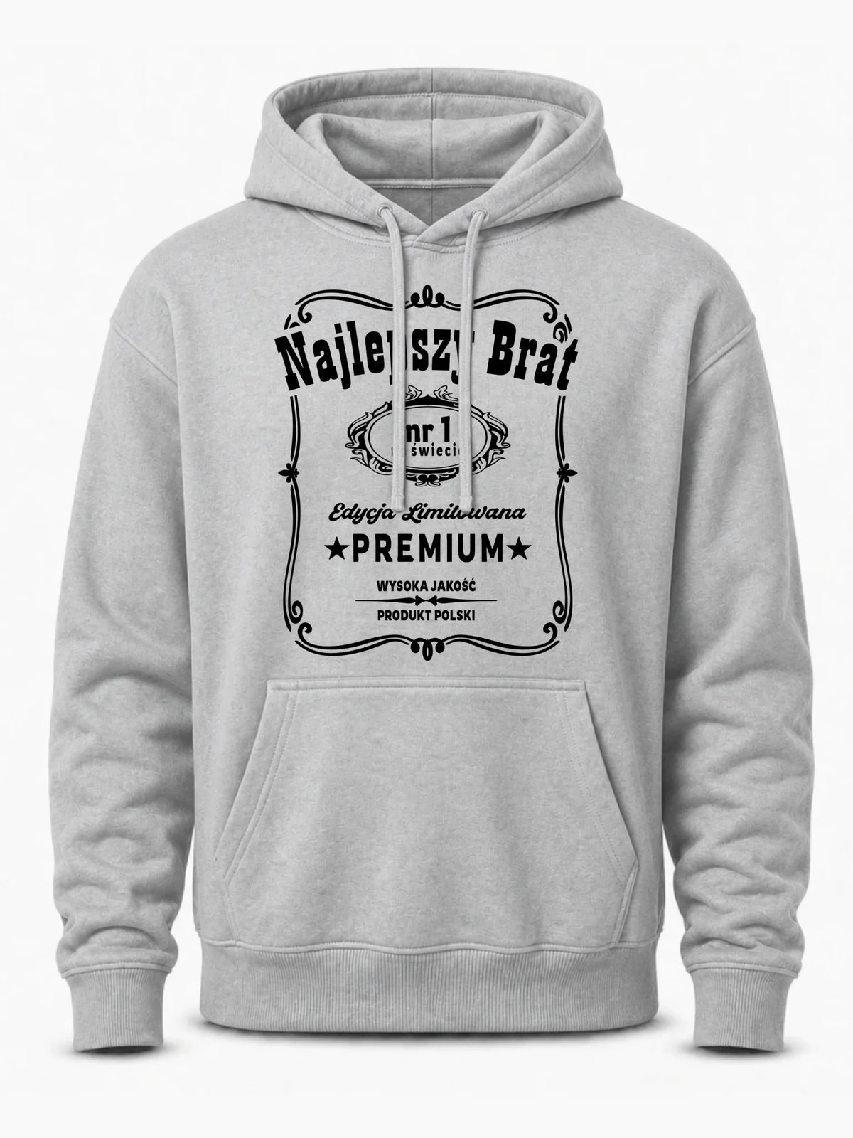 Bluza męska z kapturem dla brata - Najlepszy Brat Edycja Limitowana DB02