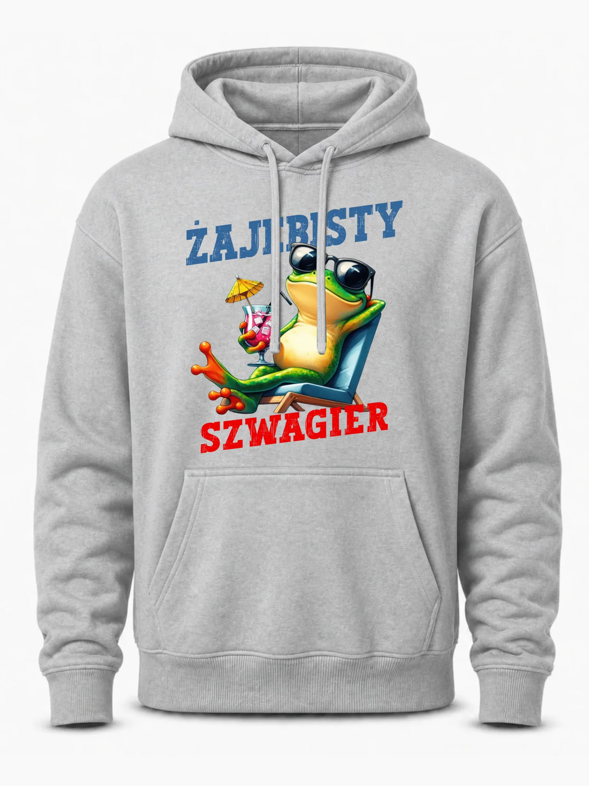 Bluza męska z kapturem dla szwagra - Żajebisty Szwagier DSZ01