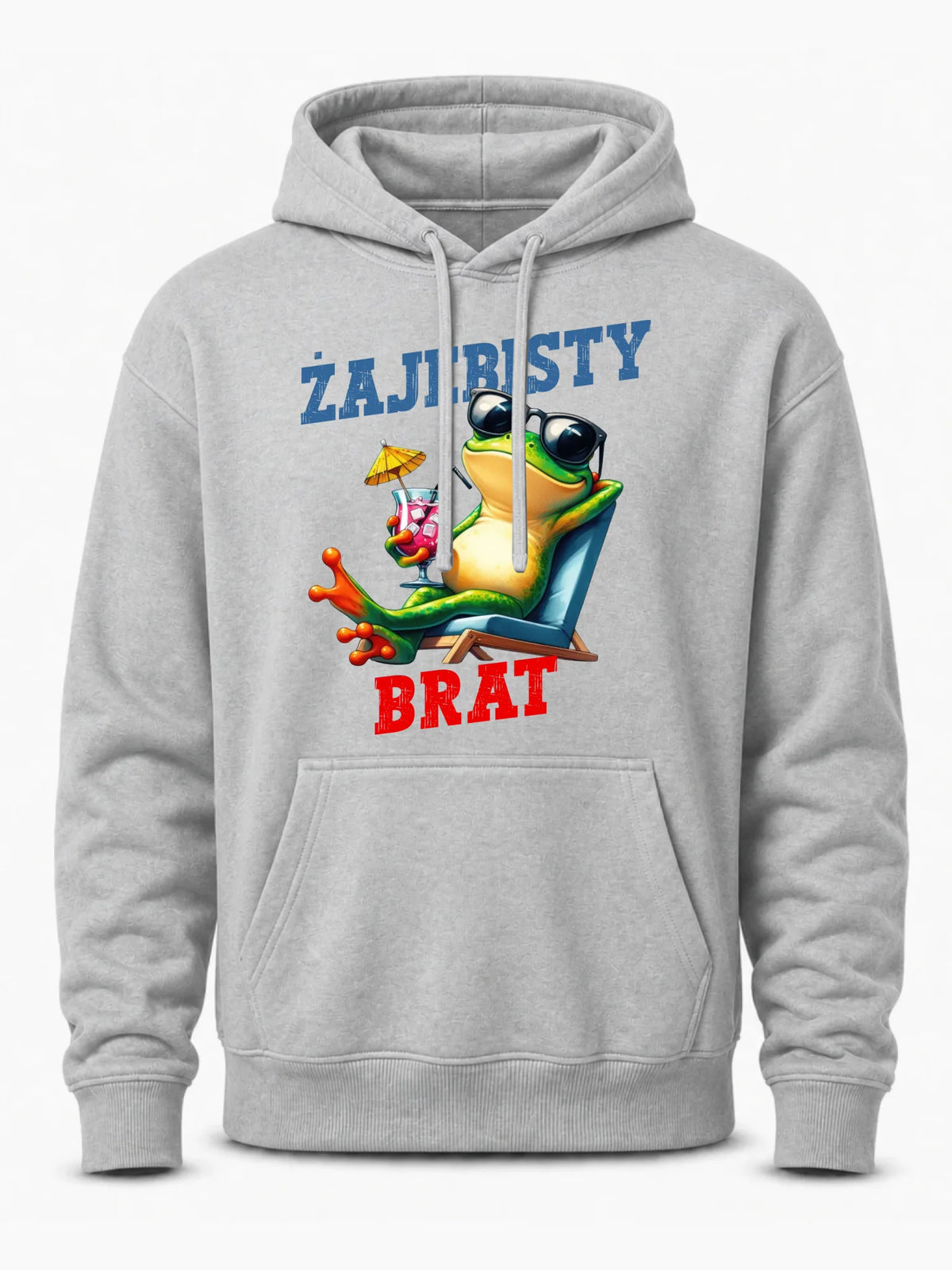 Bluza męska z kapturem dla brata - Żajebisty Brat DB01