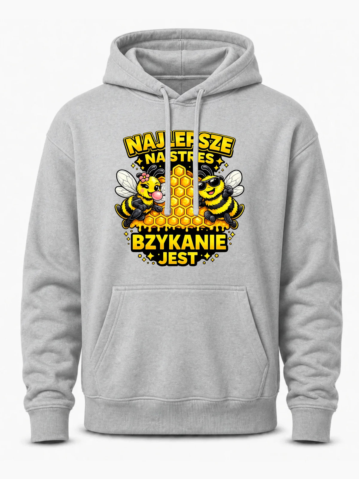 Bluza męska z kapturem - Najlepsze na stres bzykanie jest W79
