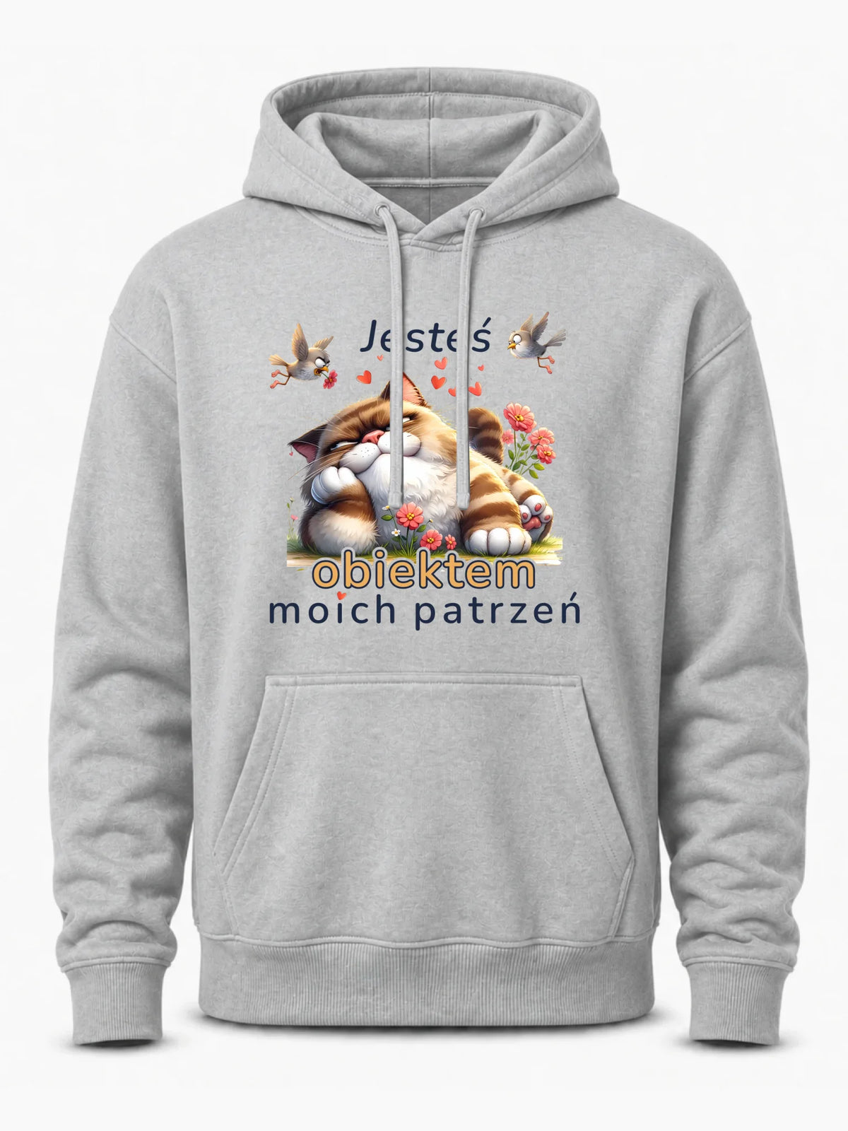 Bluza męska z kapturem - Jesteś obiektem moich patrzeń W68