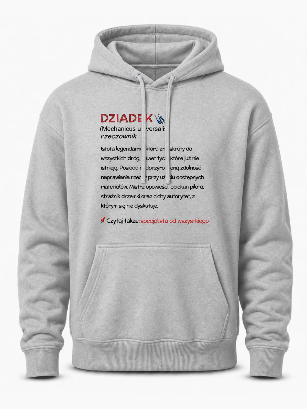 Bluza z kapturem dla dziadka - Dziadek śmieszna definicja D43