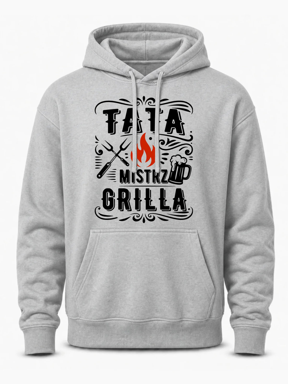 Bluza z kapturem dla taty - Tata mistrz grilla DT53