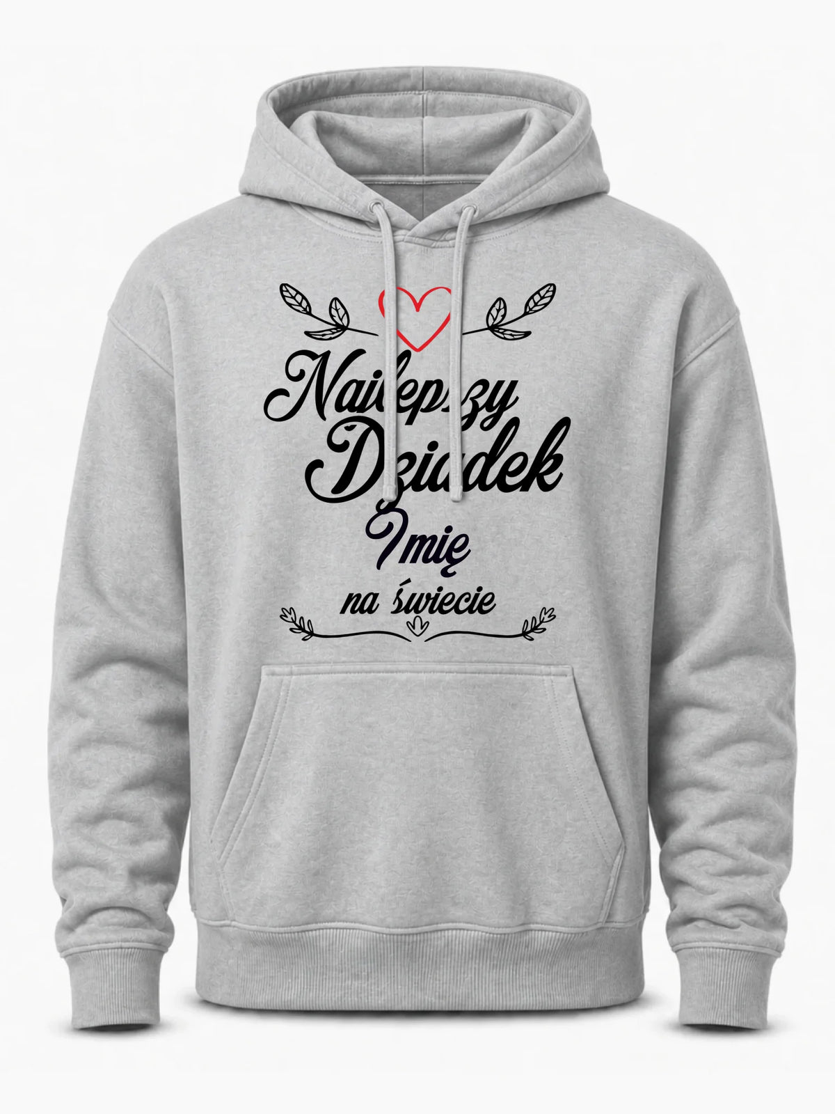Bluza z kapturem dla dziadka - Najlepszy dziadek na Świecie - personalizowana D12