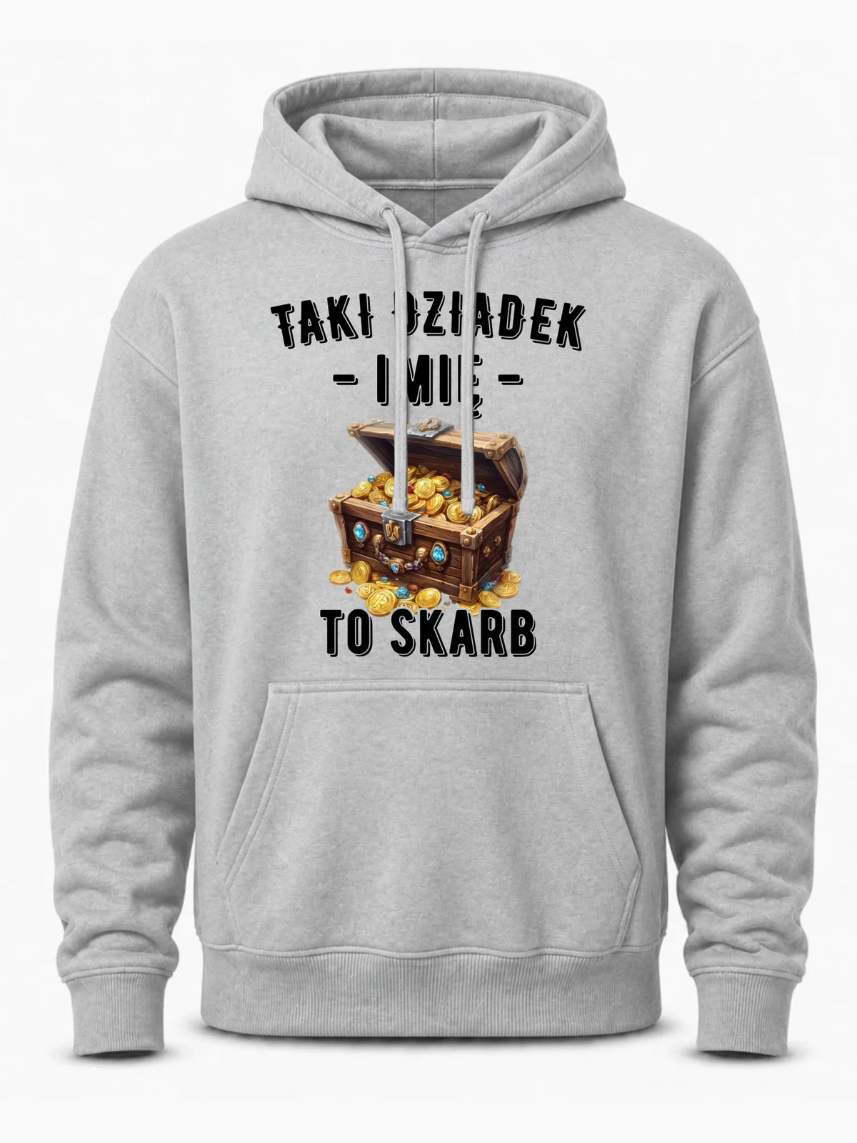 Bluza z kapturem dla dziadka - Taki dziadek to skarb - personalizowana D19