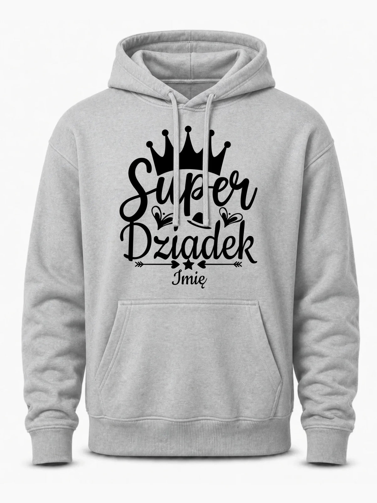 Bluza z kapturem dla dziadka - Super Dziadek - personalizowana D03