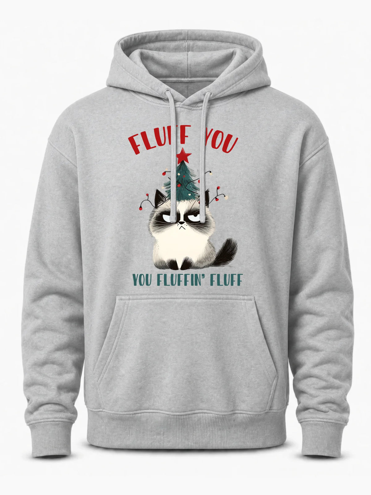 Bluza męska z kapturem świąteczna - Fluff You BN10