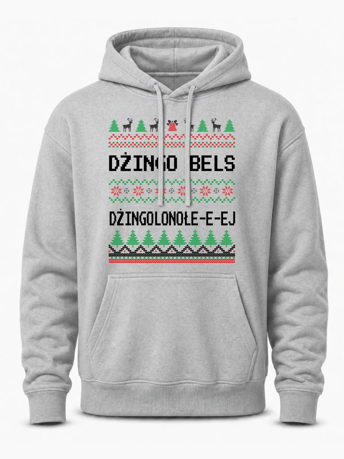 Bluza męska z kapturem świąteczna - prezent na Święta - Dżingo bels BN11