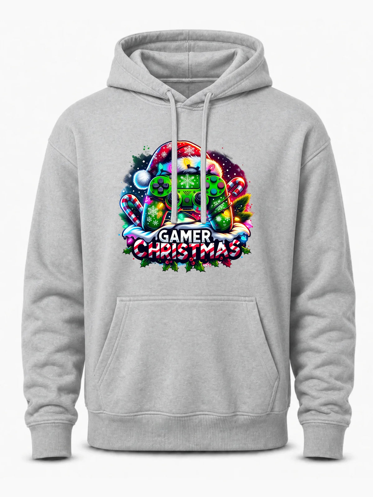 Bluza męska z kapturem świąteczna - prezent dla gracza - Christmas gamer BN22