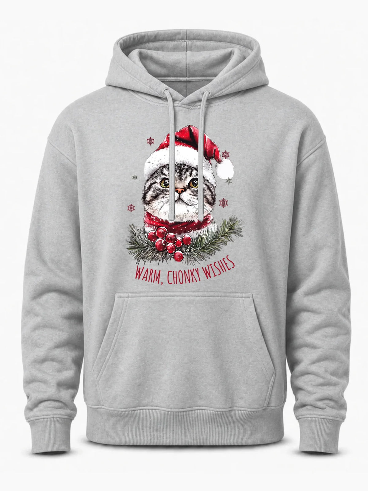 Bluza męska z kapturem świąteczna - Warm, Chonky Wishes BN36
