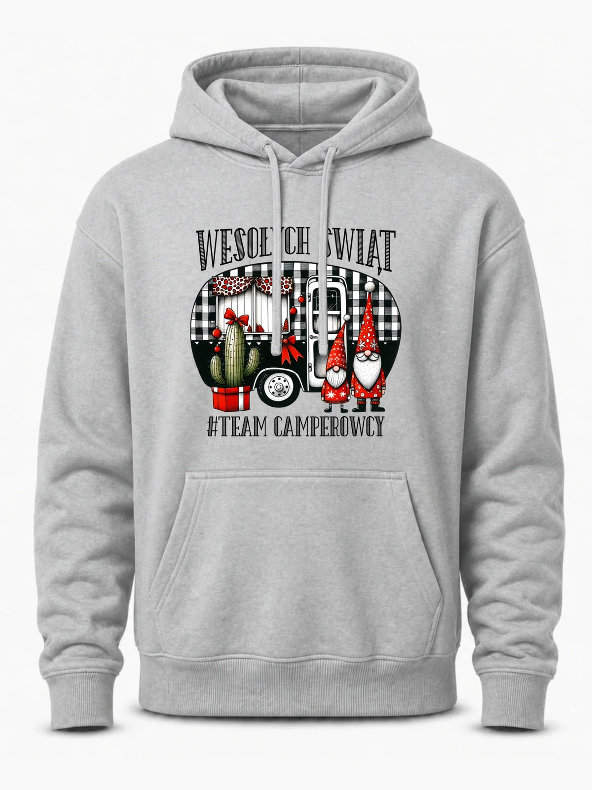Bluza męska z kapturem świąteczna - Wesołych Świąt Team Camperowcy BN44
