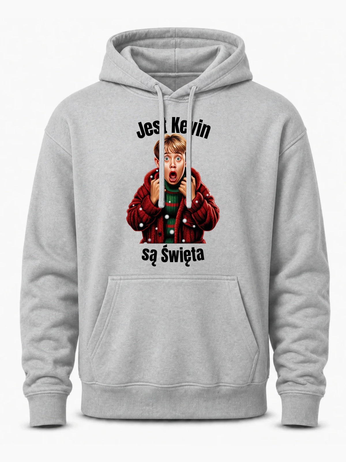 Bluza męska z kapturem świąteczna - Jest Kevin są święta BN27