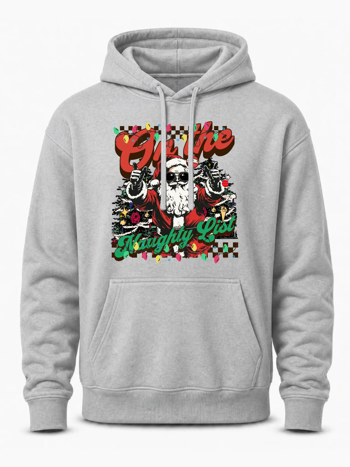 Bluza męska z kapturem świąteczna - On the Naughty List BN50