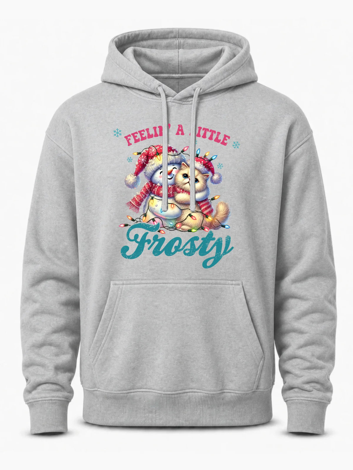 Bluza męska z kapturem świąteczna - Feelin' a little frosty BN52
