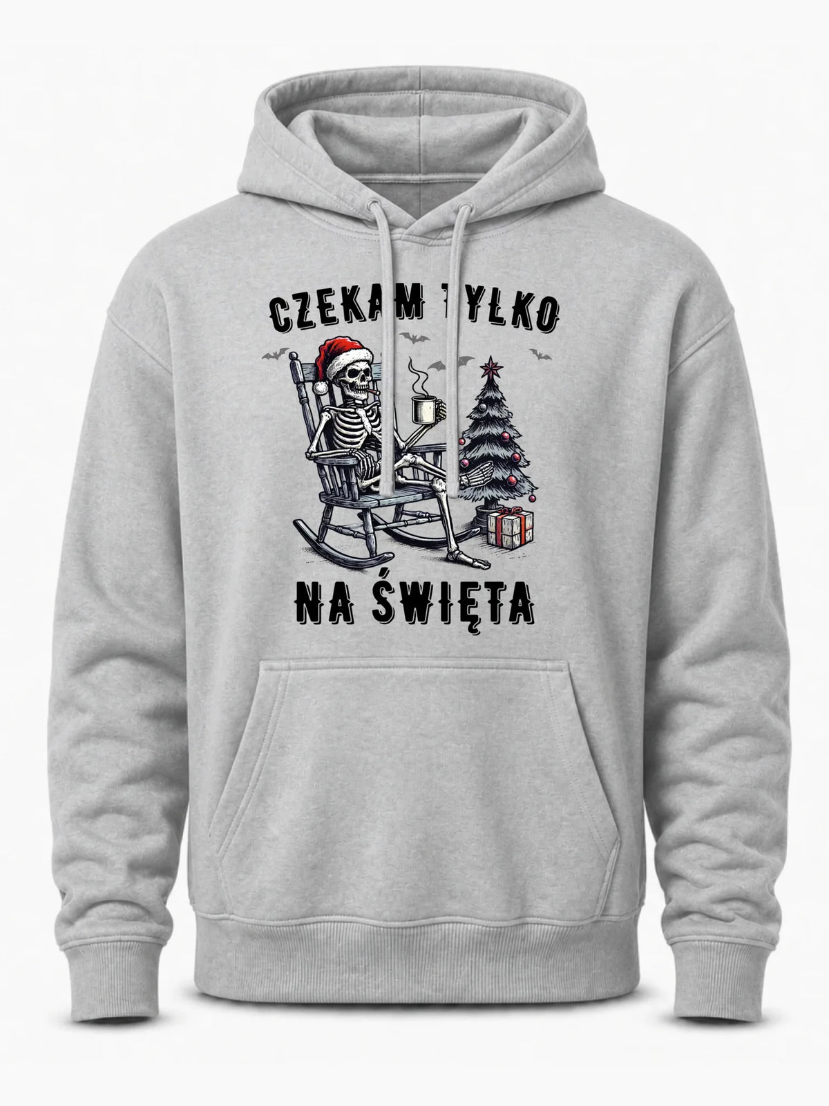 Bluza męska z kapturem świąteczna - Czekam tylko na święta BN56