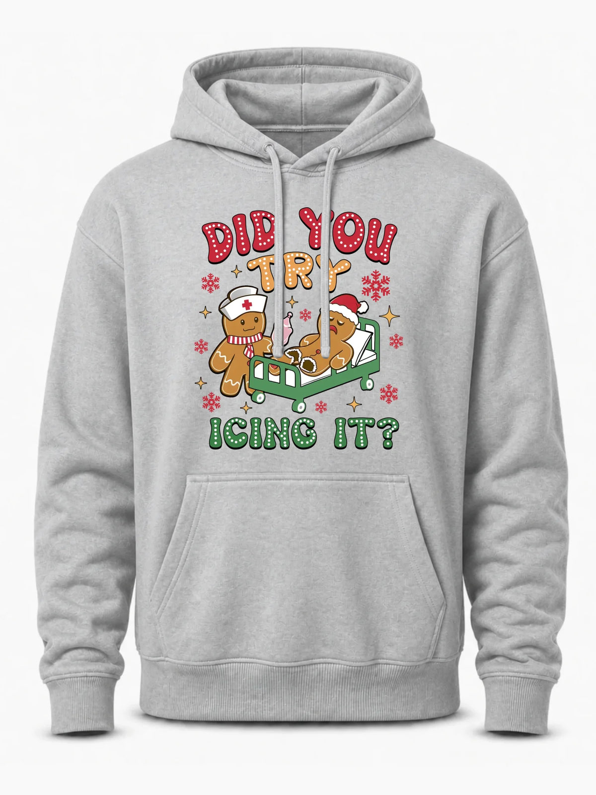 Bluza męska z kapturem świąteczna - Did you try icing it? BN78