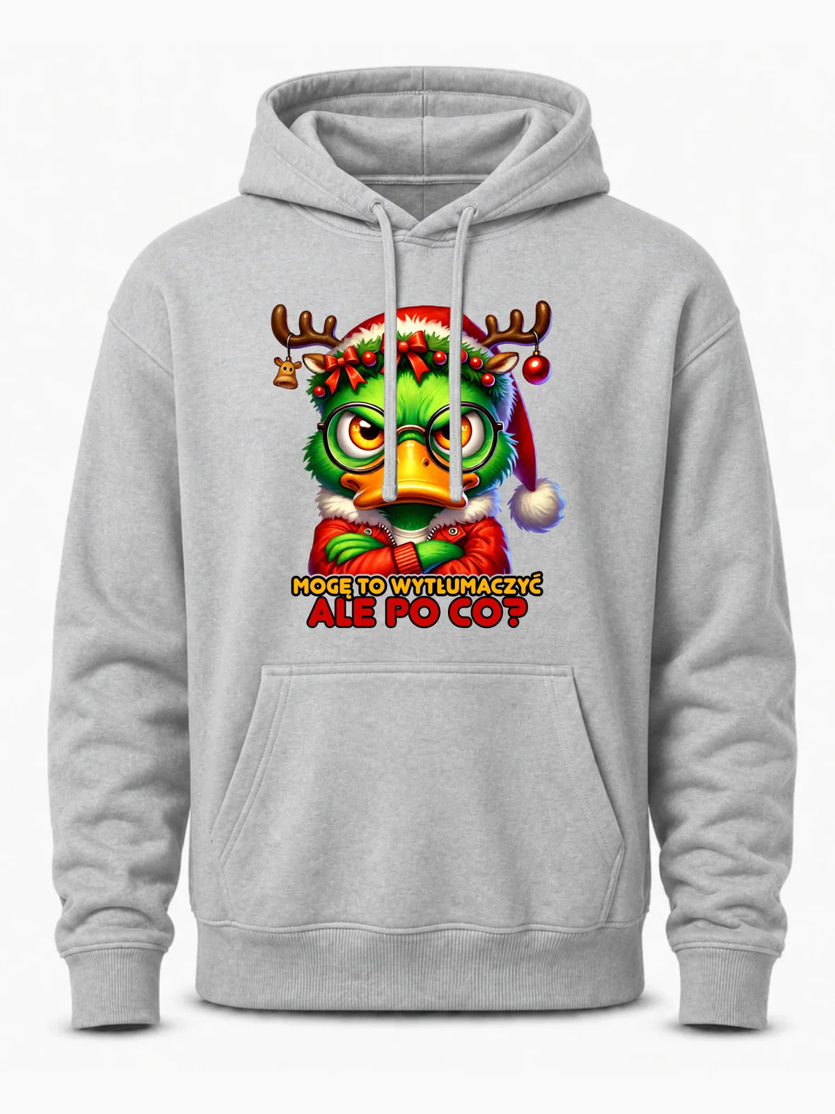 Bluza męska z kapturem świąteczna - Mogę to wytłumaczyć Ale po co? BN77