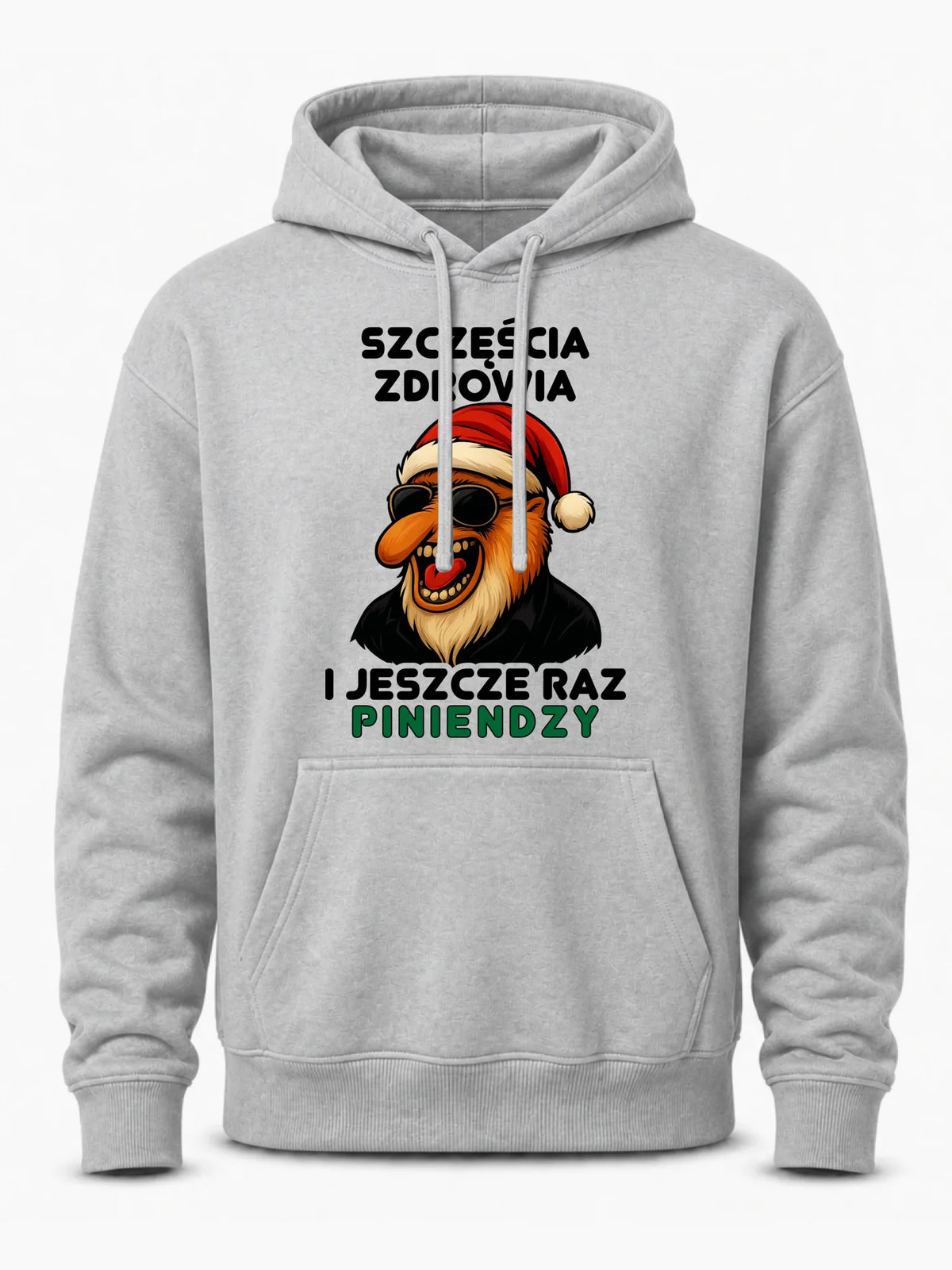 Bluza męska z kapturem świąteczna - Janusz Nosacz - I jeszcze raz piniendzy BN111