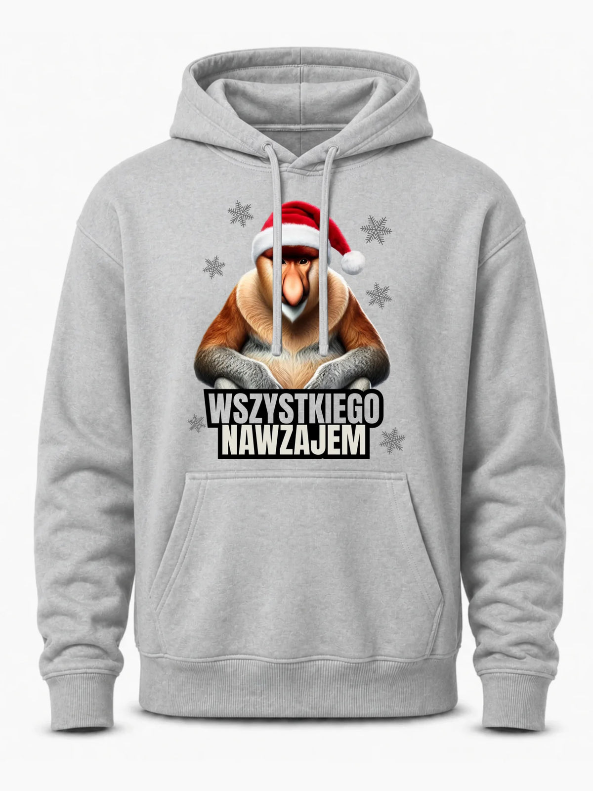 Bluza męska z kapturem świąteczna - Janusz Nosacz - Nawzajem BN110