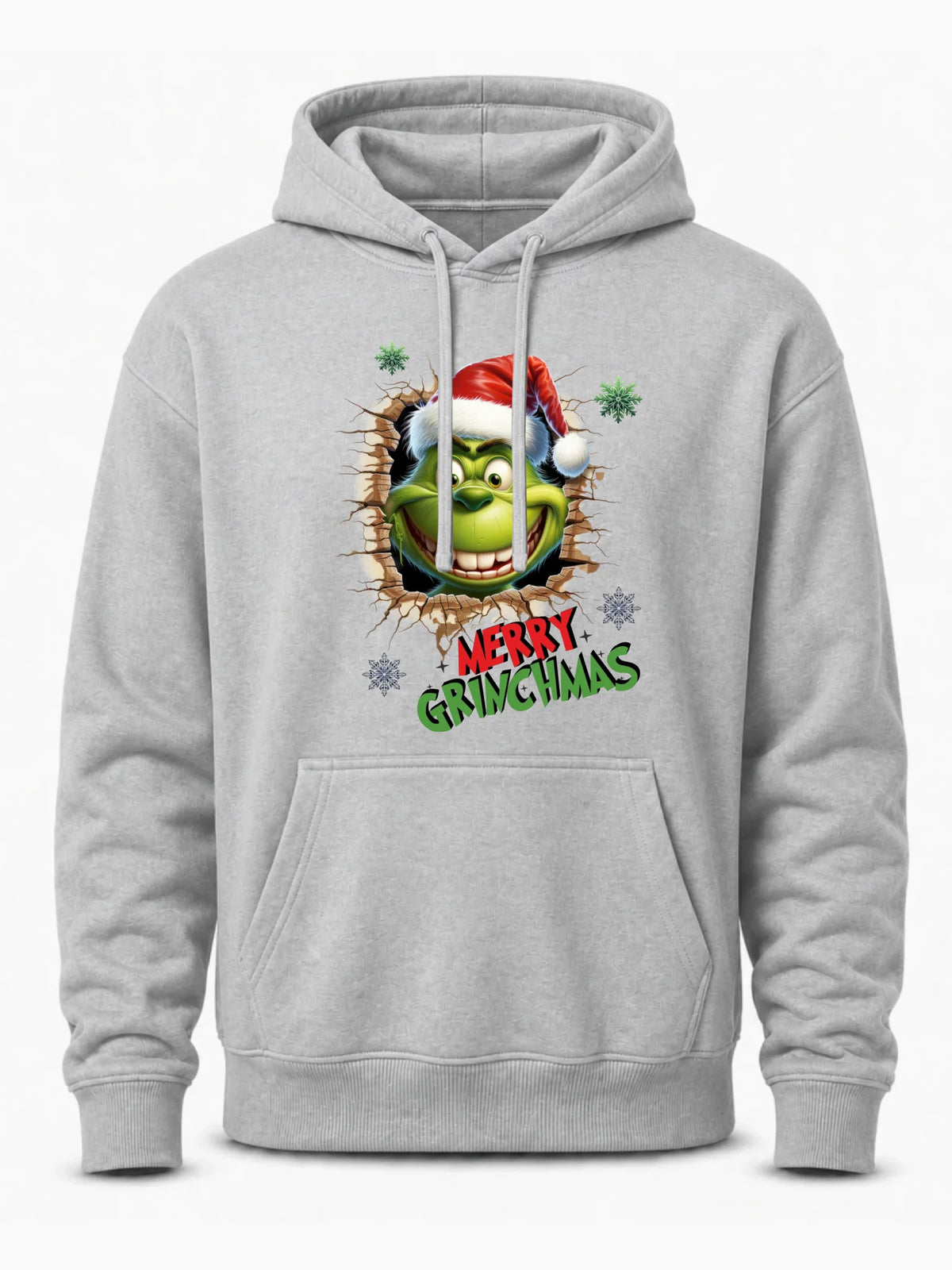Bluza męska z kapturem świąteczna - Grinch - Merry Grinchmas BN113