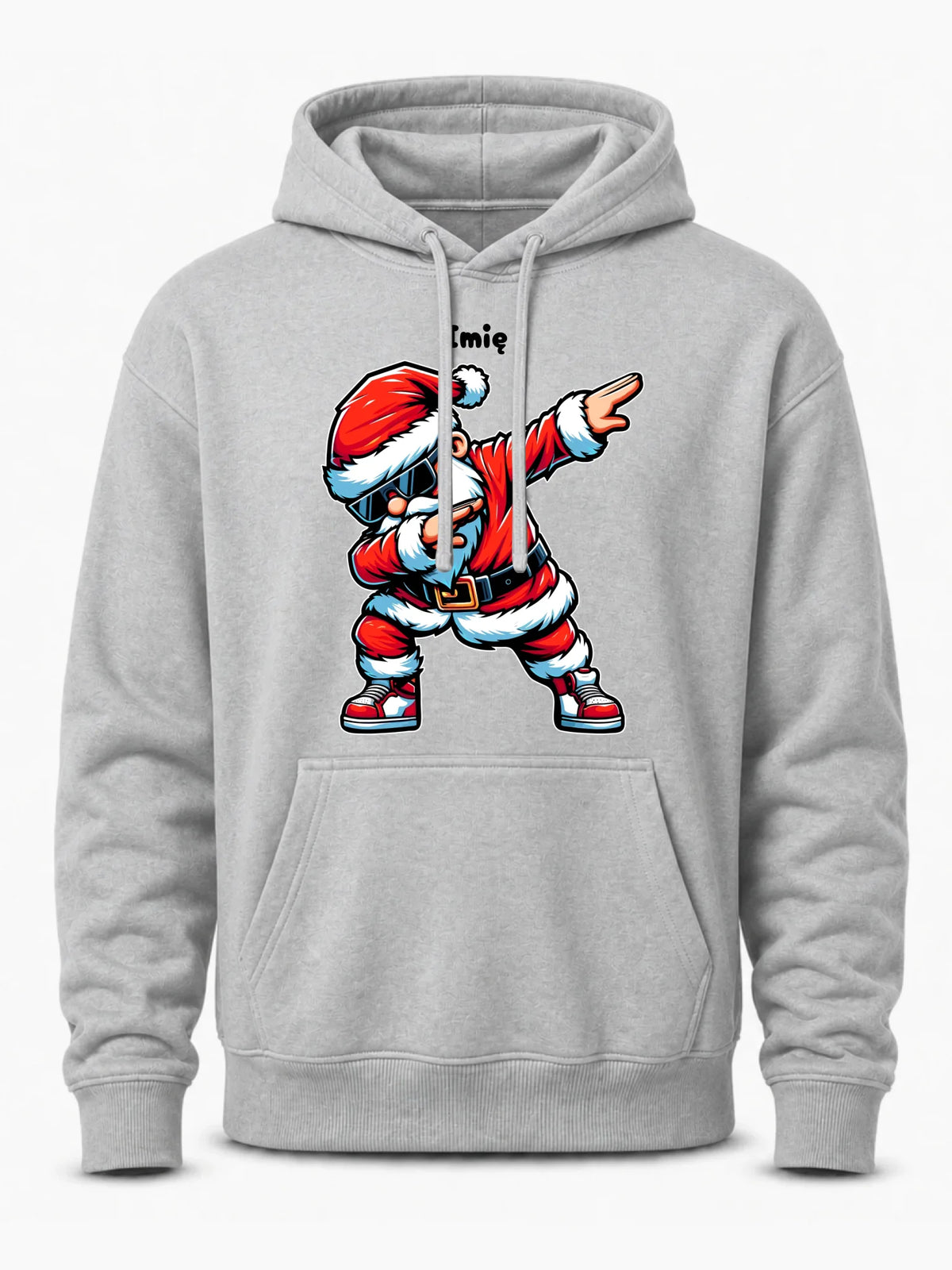 Bluza męska z kapturem świąteczna - Mikołaj - na Mikołajki - personalizowana BN136