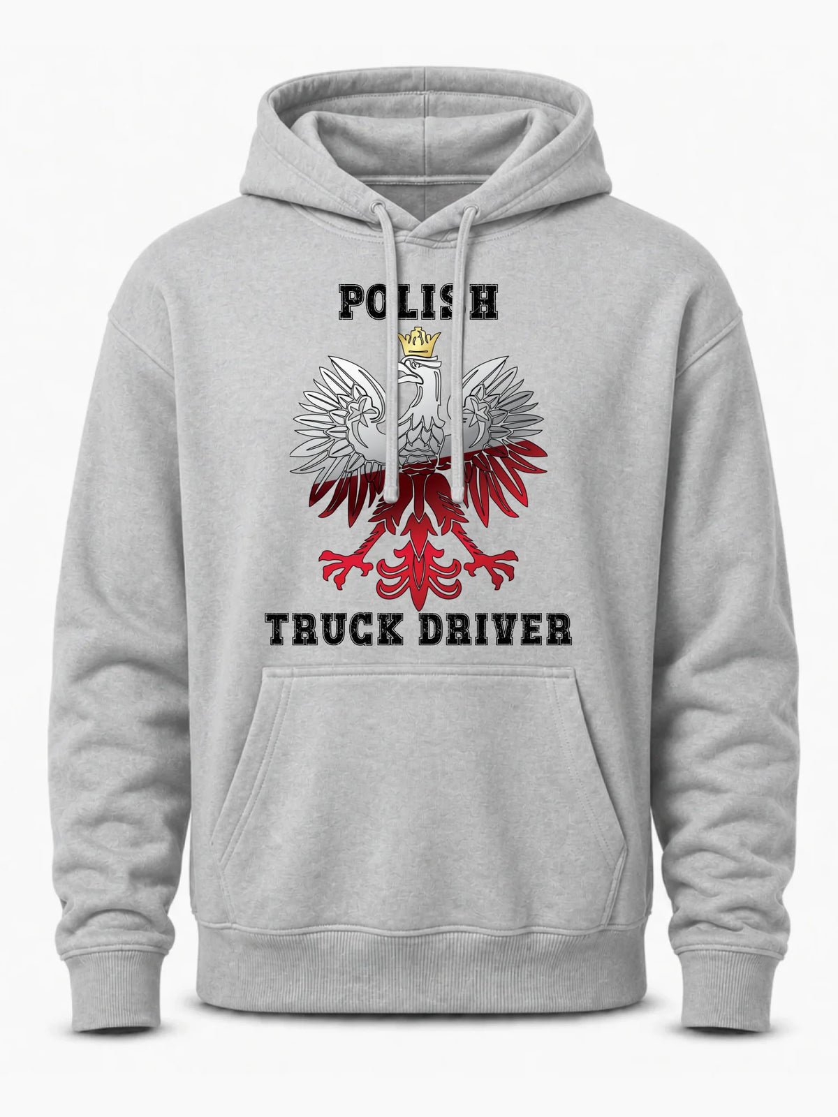 Bluza męska z kapturem dla kierowcy ciężarówki - Polish Truck Driver ZKT06