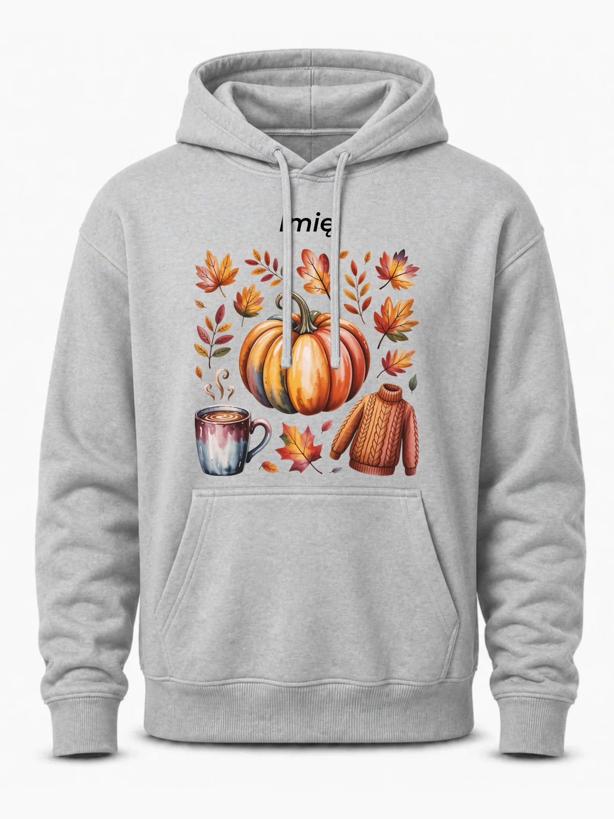 Bluza męska z kapturem jesienna - Złota jesień - personalizowana JS30