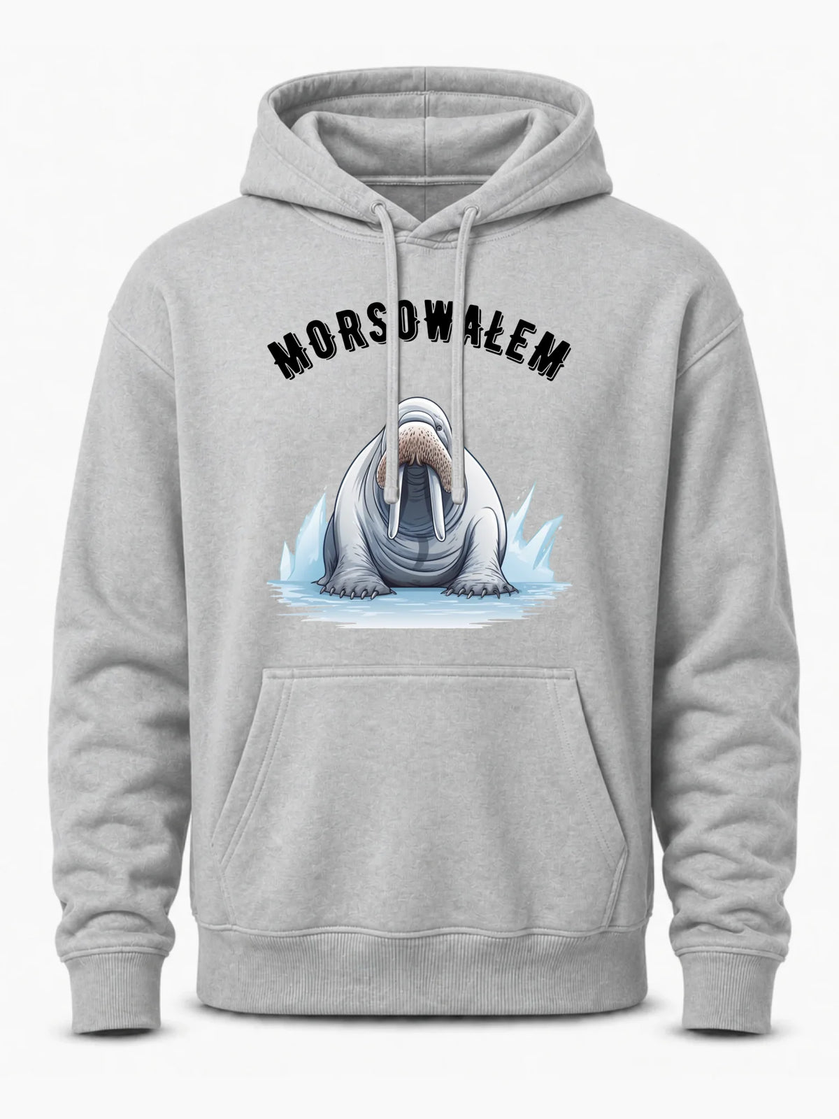 Bluza męska z kapturem dla morsa - Morsowałem HM01