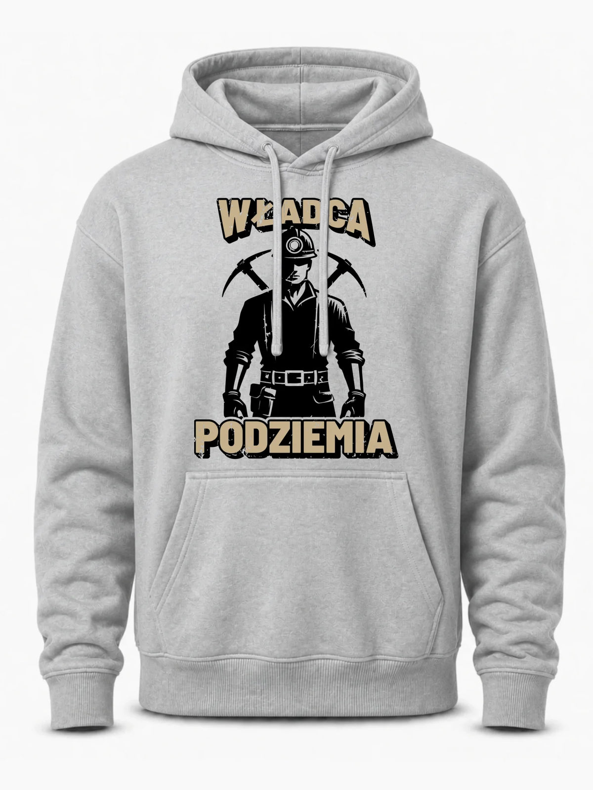 Bluza męska z kapturem - prezent dla górnika - Władca podziemia G25