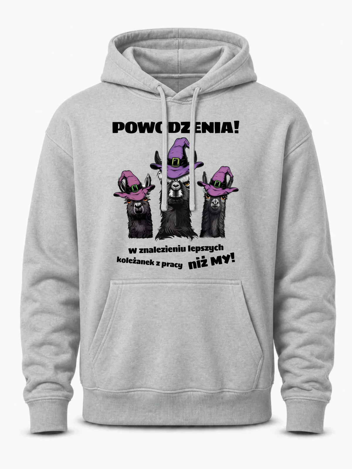 Bluza męska z kapturem na odejście z pracy - Powodzenia w znalezieniu lepszych koleżanek OP07