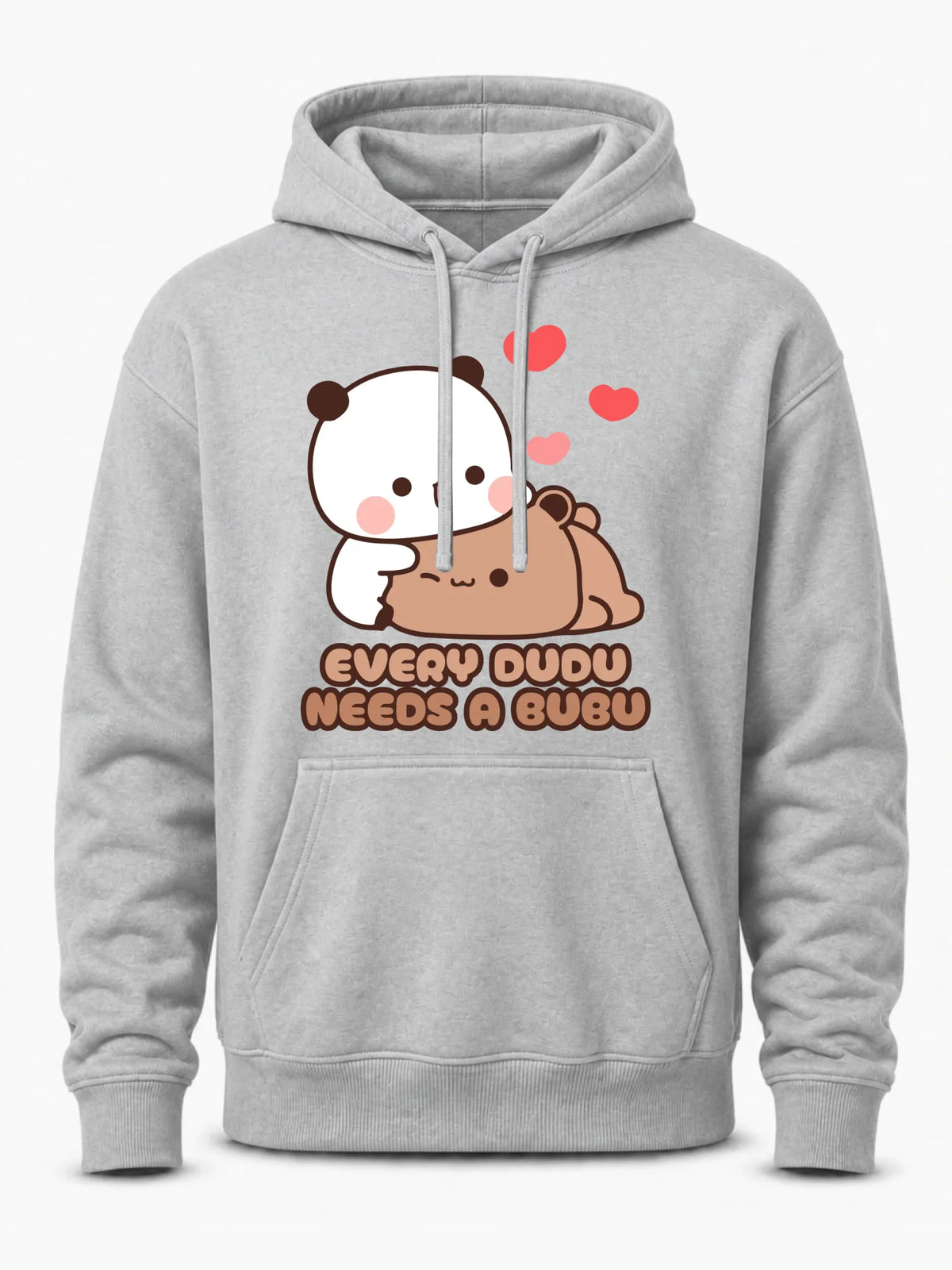 Bluza męska z kapturem dla par - Every Dudu needs a Bubu W32