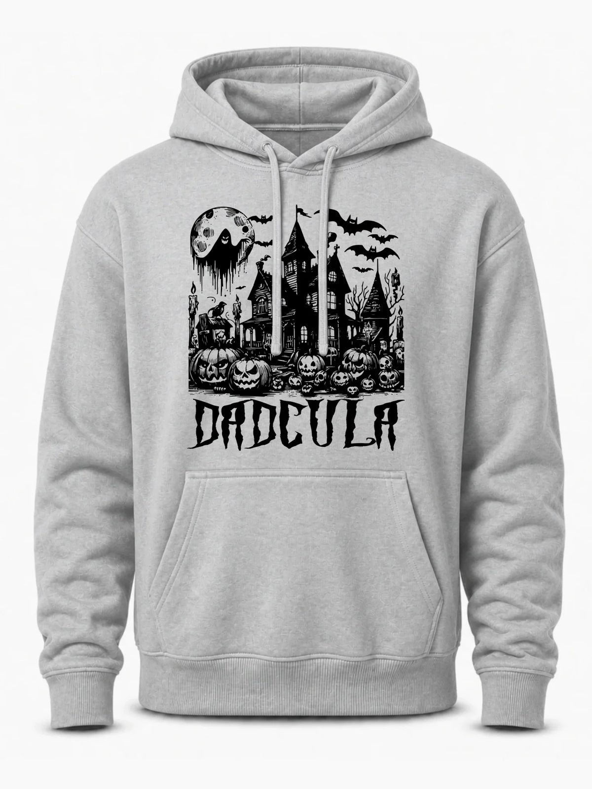 Bluza męska z kapturem na Halloween dla taty -  Upiorny dom - Dadcula HL19