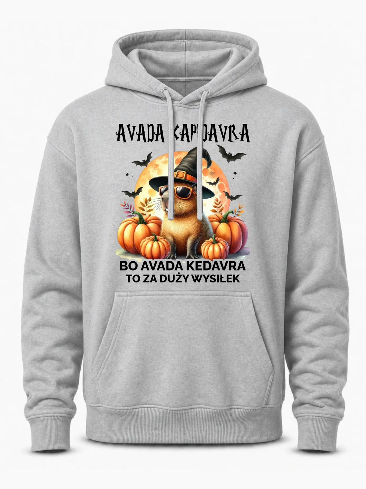 Bluza męska z kapturem halloweenowa - Kapibara - Avada Kapidavra HL21