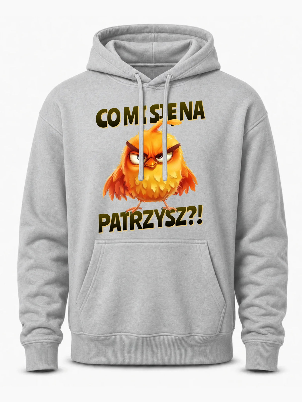Bluza męska z kapturem - Prezent dla chłopaka kolegi - Co mi się na ptaka patrzysz DCH24