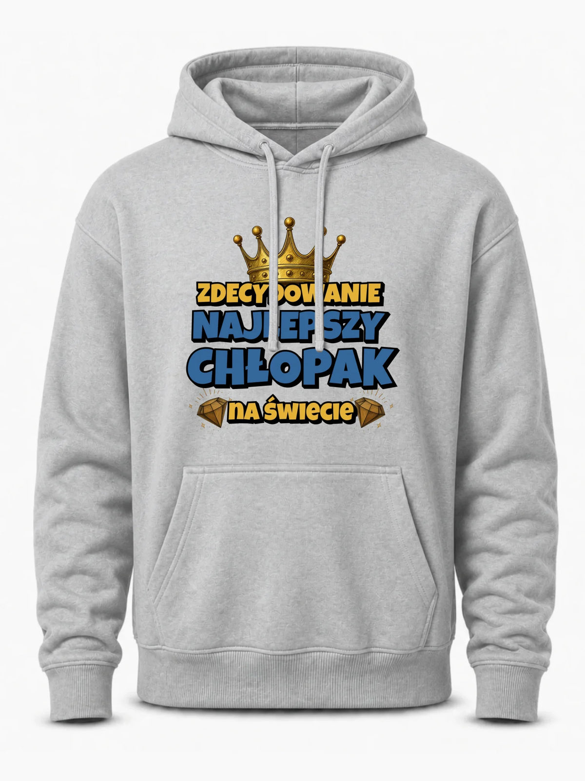 Bluza męska z kapturem - Prezent na Dzień Chłopaka - Najlepszy chłopak DCH21