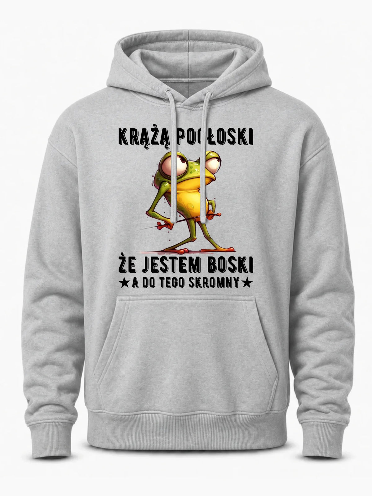 Bluza męska z kapturem - prezent dla chłopaka - Jestem boski DCH15
