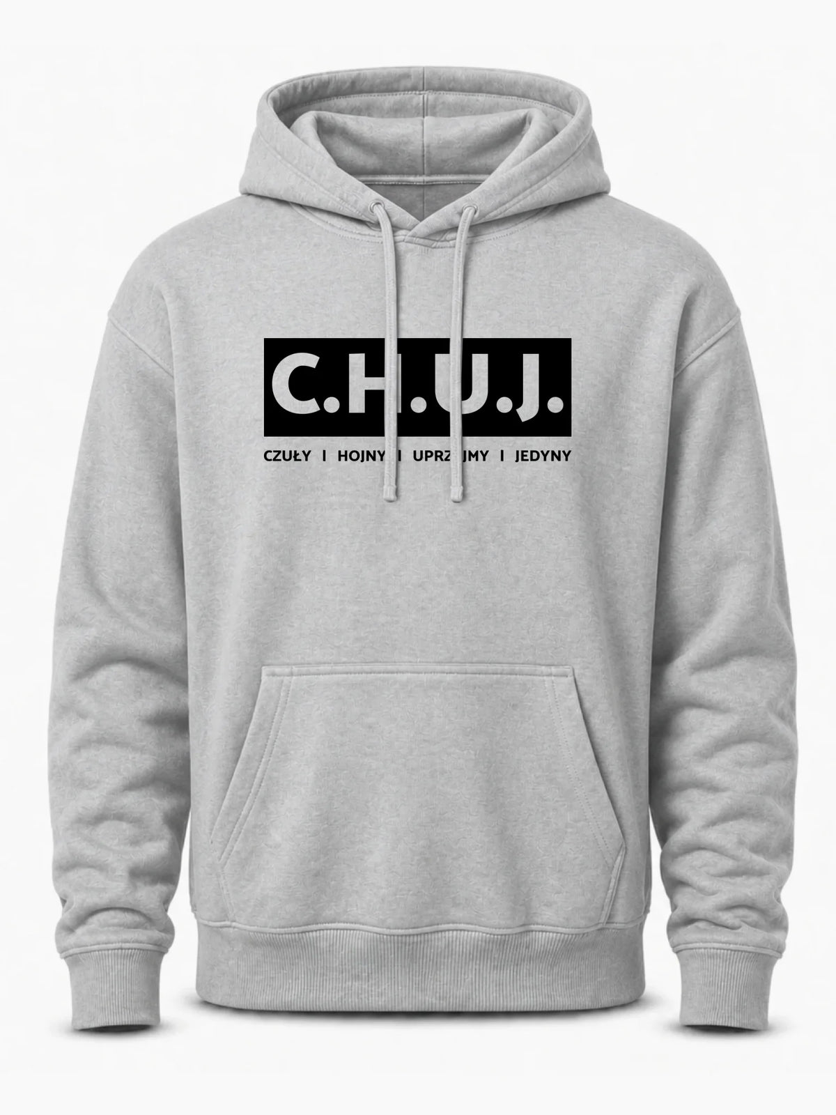 Bluza męska z kapturem - prezent dla kolegi na Dzień Chłopaka przyjaciela - C.H.U.J. - bez cenzury DCH12