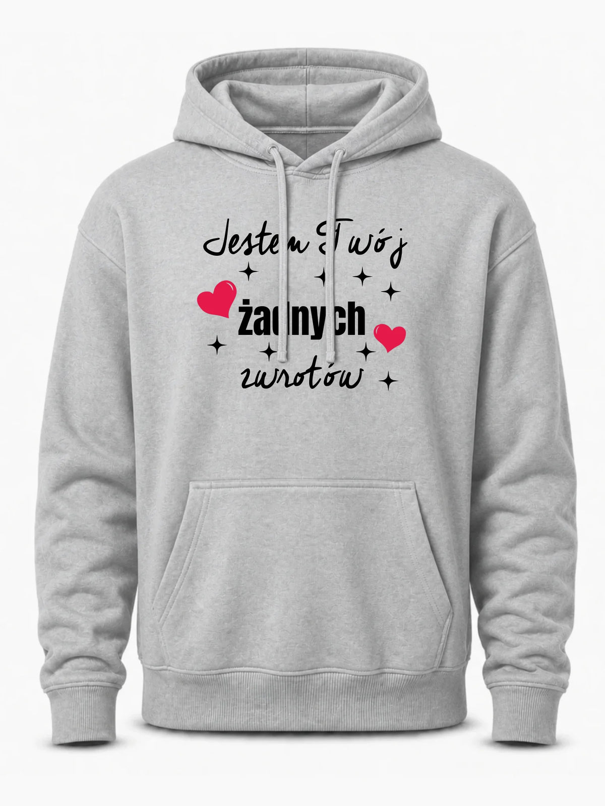 Bluza męska z kapturem dla par - Jestem Twój żadnych zwrotów W29