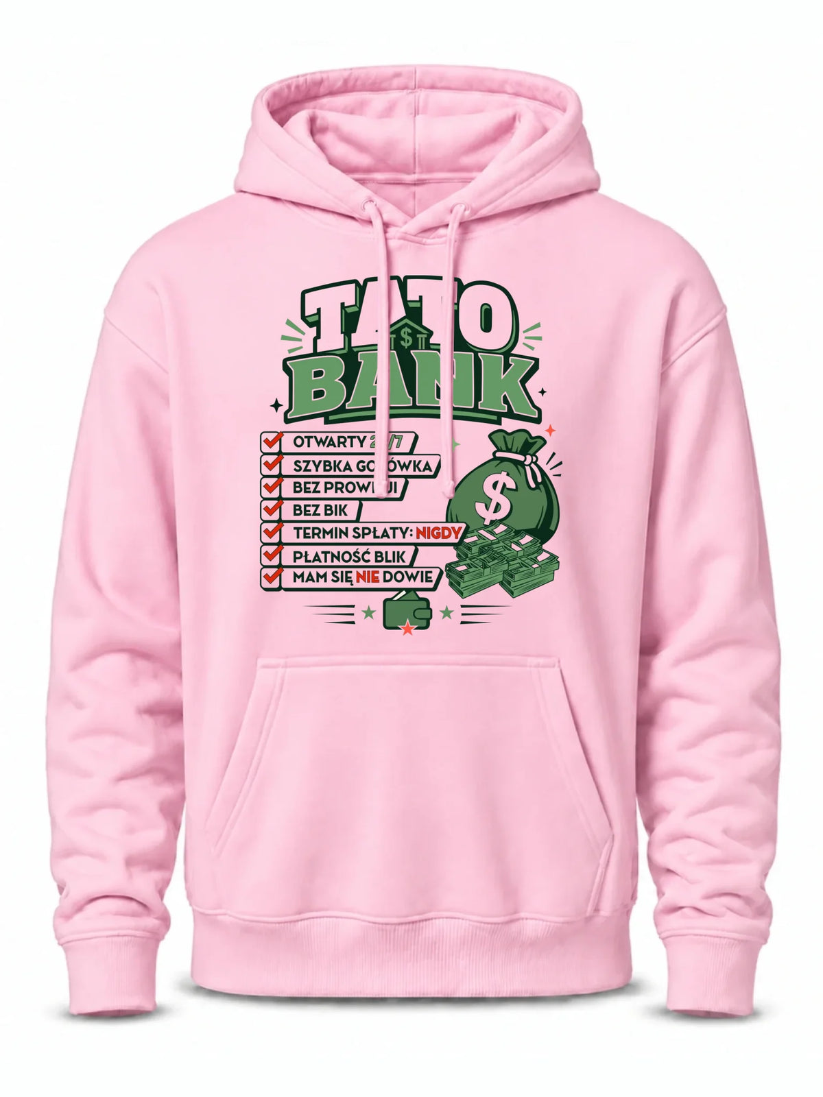 Bluza z kapturem dla taty - Tato Bank DT41