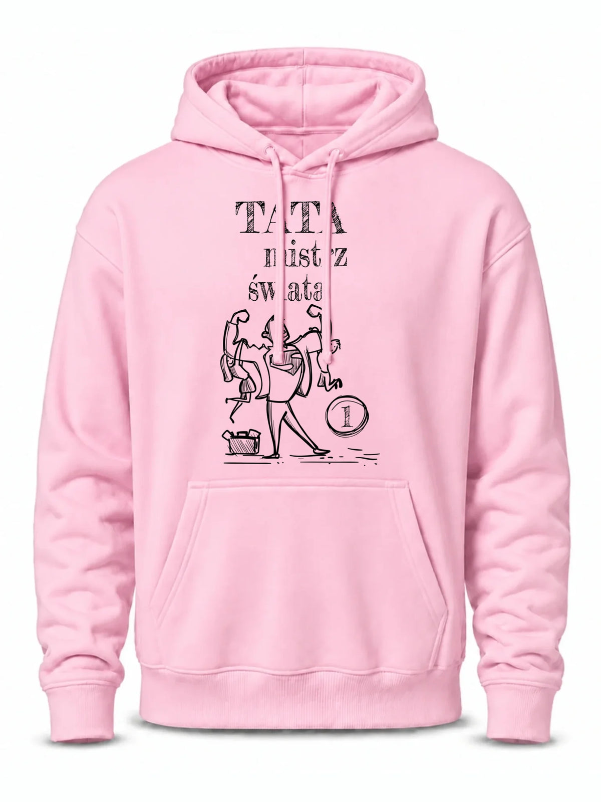 Bluza z kapturem dla taty - Tata Mistrz Świata DT36