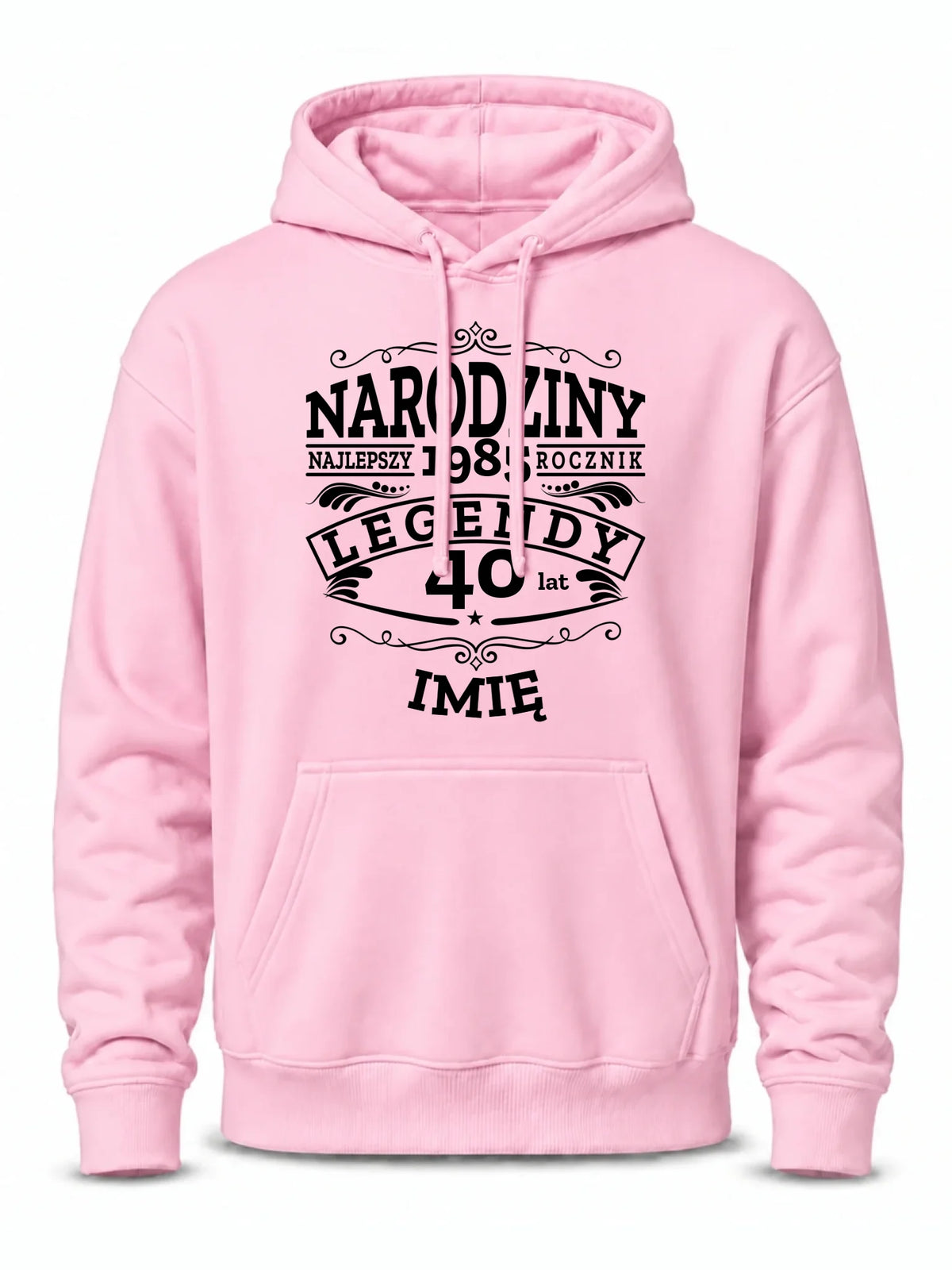 Bluza męska z kapturem na urodziny - Narodziny Legendy - personalizowana
